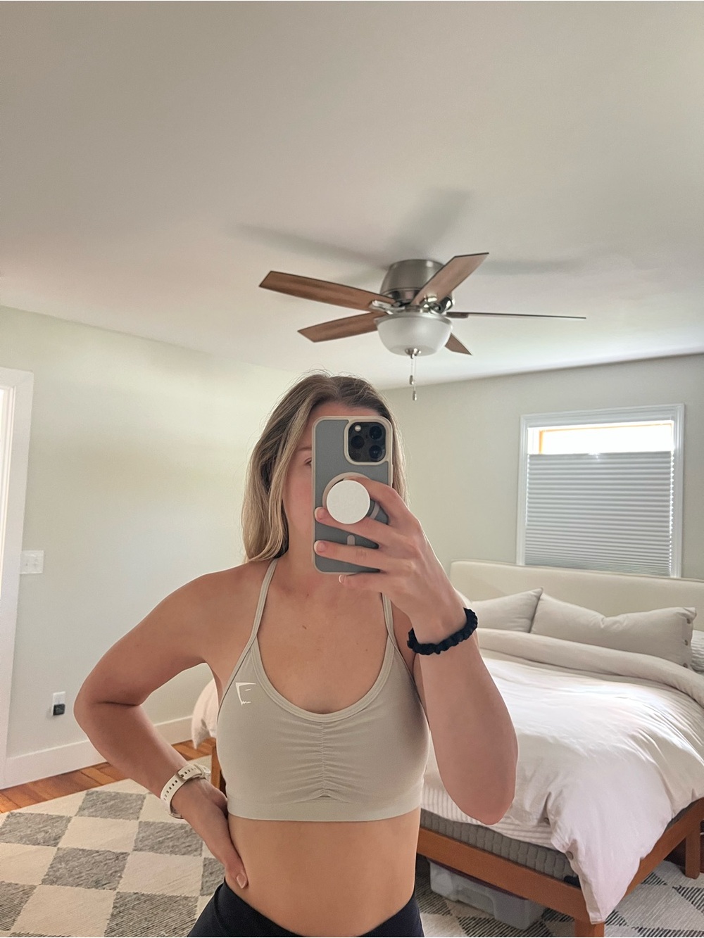 Gymshark Beige Sports Bra